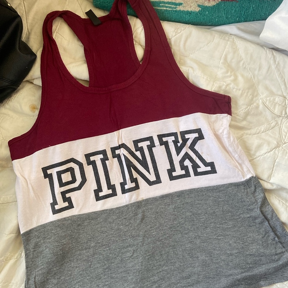 Pink print short sleeve